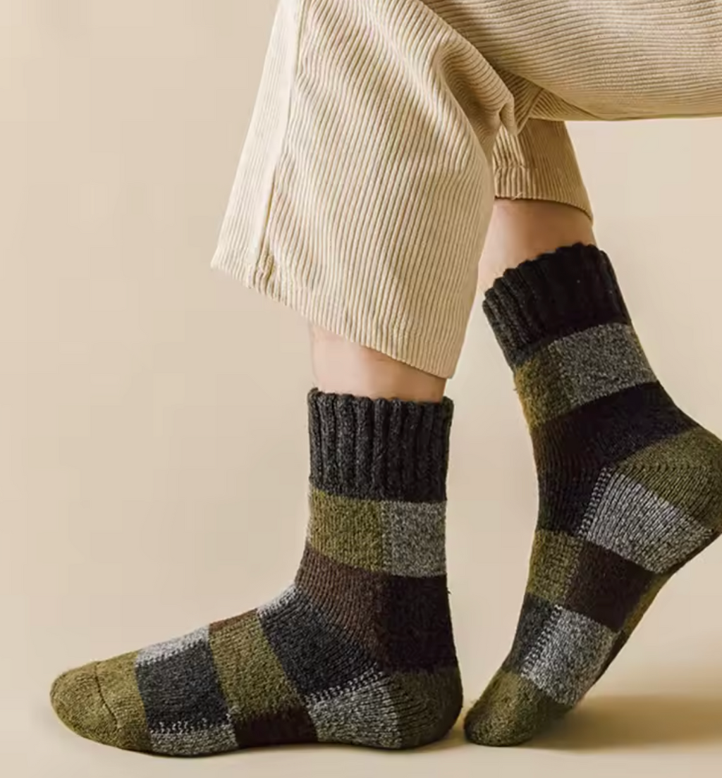 Socksphoria -  Wool Blend Knit Socks